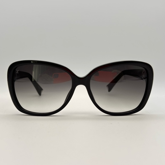 Louis Vuitton Black Heather Strass Sunglasses Z0457E ITALY No Box - Picture 1 of 11